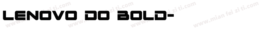 Lenovo Do Bold字体转换
